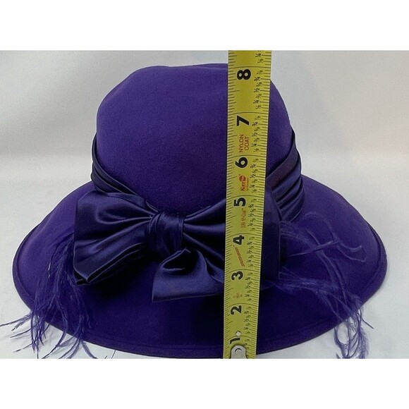 Betmar New York Wool Purple Hat With Bow main image 9